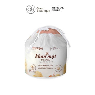 Khăn Mặt Khô Đa Năng Eco Wipes 80 tờ Glam Beautique