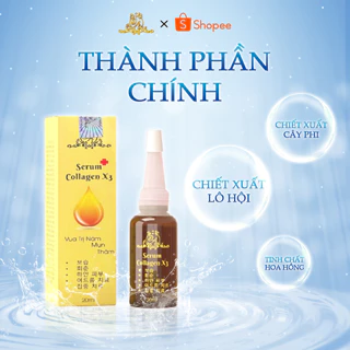 Serum Collagen X3 căng bóng da chính hãng - Mỹ phẩm Đông Anh - Nguyễn Huỳnh Như a12