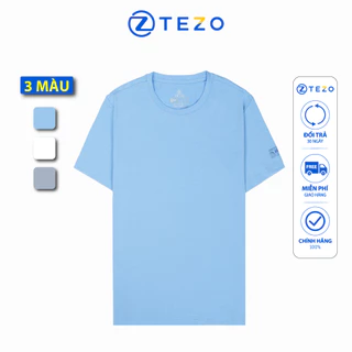 Áo T-shirt phông nam ngắn tay Tezo thiết kế in cửa tay 24APOH033