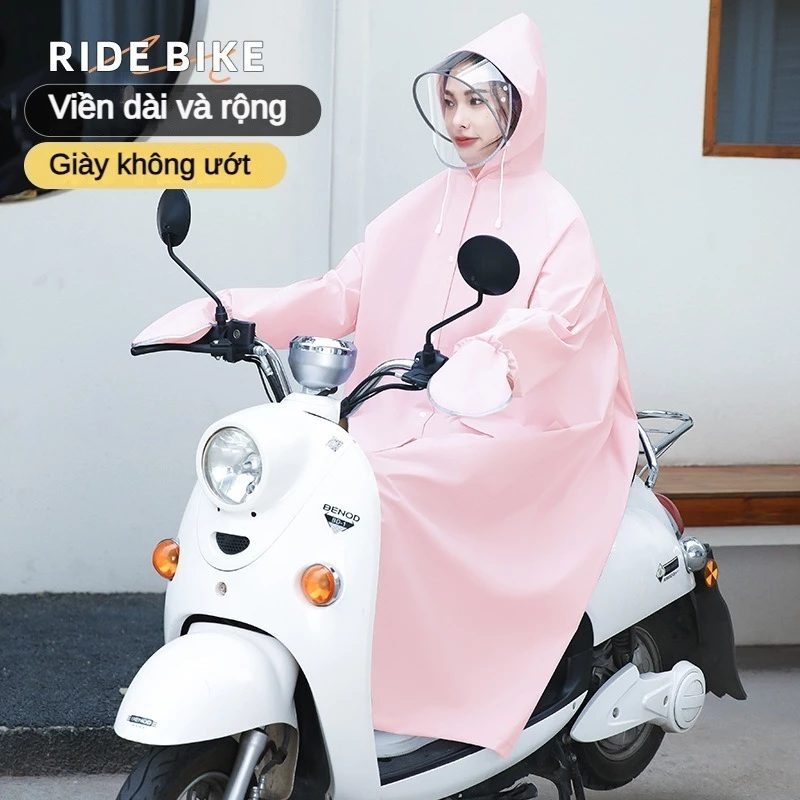 Áo Mưa Mở Rộng Bảo Vệ Toàn Thân Cho Không có mùi nhựa Thời Trang Tiện Dụng Để Chống Gió Và Lạnh