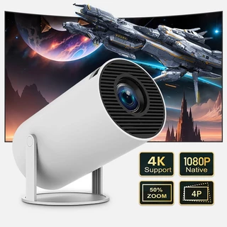 Máy Chiếu 4k Y01 Pro Độ Sáng Cao Chất Lượng 1080HP Hệ Điều Hành Android Tích Hợp WiFi, Bluetooth