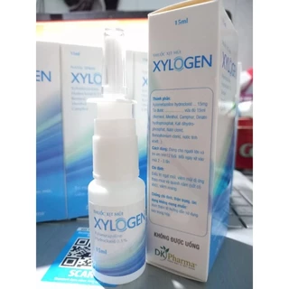 Dung dịch xịt mũi XYLOGEN Dược Khoa (lọ 15ml)- Giúp thông thoáng mũi