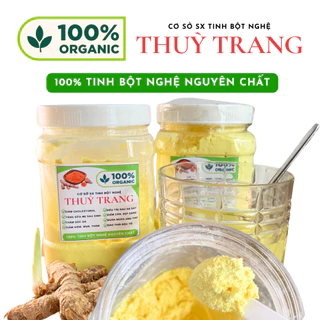 Tinh bột nghệ nhà làm Organic 500G hỗ trợ tiêu hóa, làm đẹp da