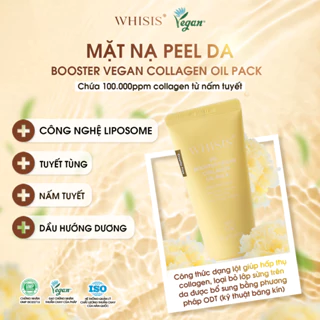 Mặt nạ peel da thuần chay toàn diện Booster Vegan Collagen Oil Pack Whisis