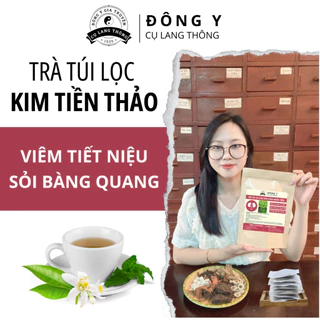 Trà kim tiền thảo, nhân trần hỗ trợ trị sỏi thận, sỏi bàng quang, thận yếu, tiểu đêm, bịch 50 lọc