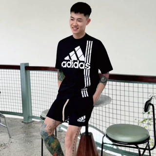 Bộ Quần Áo Thể Thao Adidas Chính Hãng Chất Liệu Cotton Dày Dặn Cao Cấp - Bộ Thể Thao Adidas Phong Cách Basic Hottrend