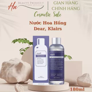 Nước Hoa Hồng Dear Klairs Supple Preparation Unscented Toner 180ml Không Mùi