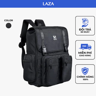 Balo nam túi hộp LAZA Simple Backpack 500 - Chất liệu chống thấm nước - Bảo hành TRỌN ĐỜI