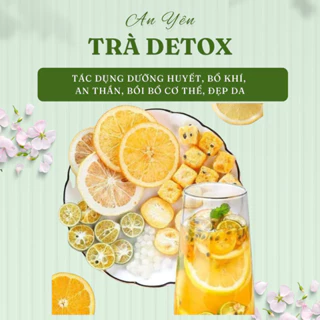 [Set 20 Gói] Trà Detox Chanh Dây Kim Quất Dưỡng Nhan, Thanh Nhiệt Cơ Thể, Bổ Sung Vitamin C