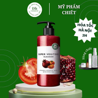 Sữa rửa mặt rau củ Đỏ Super Vegitoks Cleanser thải độc 300ml