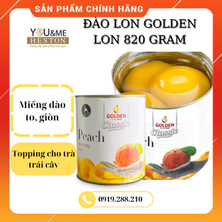 Đào lon giòn 820gram hiệu Golden Bồ Đào Nha