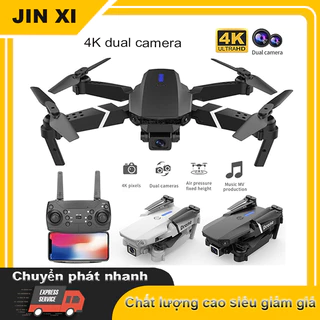 Flycam E88\E99  drone, camera kép độ phân giải cao 4k, chống rơi, chiều cao cố định, quadcopter dài và bền