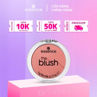 Phấn má hồng 4 màu Essence The Blush hạt nhẹ mịn dễ bám lớp trang điểm tự nhiên 5g