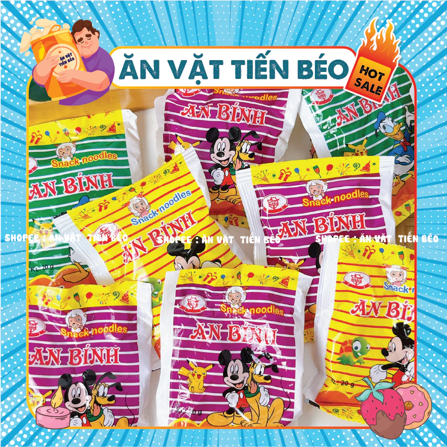 [COMBO 10 GÓI] Mì Tôm Trẻ Em An Binh, Mì Ăn Liền Trẻ Em, Mì An Binh Tuổi Thơ, Đồ ăn vặt
