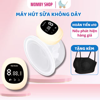 Máy hút sữa không dây Real Bubee,9 chế độ hút, massage kích sữa,điều chỉnh tăng giảm áp lực - Momby Shop