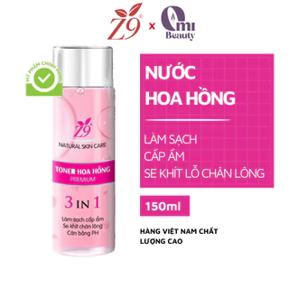 Nước Hoa Hồng Z9 Dưỡng Ẩm Se Khít Lỗ Chân Lông (Hộp chai 150ml) Z75