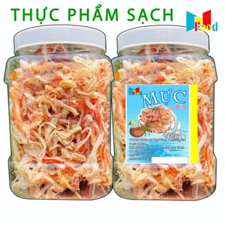 [ Hũ 500.Gram ] Khô Mực Hấp Nước Cốt Dừa Xé Sợi Loại Ngon  - Khô Mực Xé Sợi