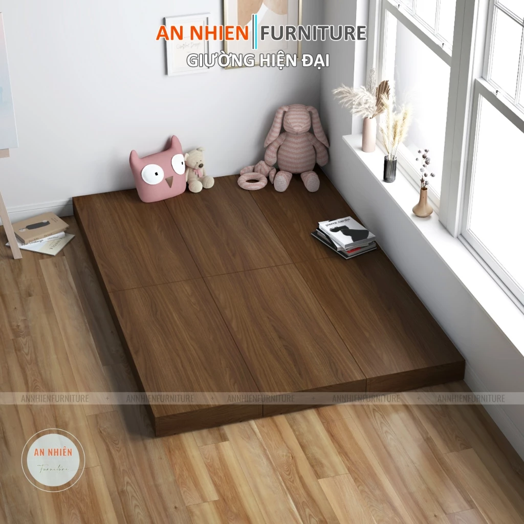 Giường Ngủ Hiện Đại - Đã Lắp Ráp Sẵn - Nội Thất An Nhiên