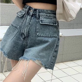 Quần JEAN đùi bigsize nữ, kiểu short ngắn chất demi thời trang đơn giản style cá tính cho nàng chuppy J3