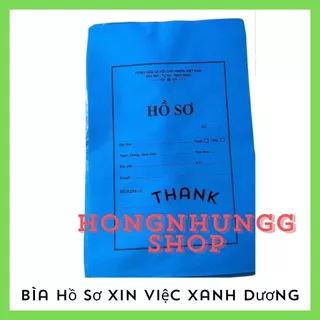 COMBO 50 CÁI BÌA HỒ SƠ XIN VIỆC XANH DƯƠNG/CAM/TRẮNG/ĐỦ MÀU