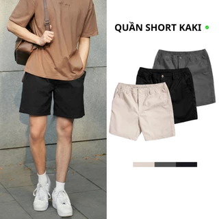 Quần Short Nam Kaki Gman Chất Cotton Mềm Mại, Co Giãn, Thiết Kế Basic Trẻ Trung (QSKK)