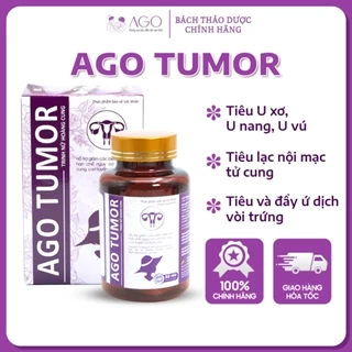 Ago Tumor hỗ trợ lạc nội mạc tử cung, Tiêu u nang, u xơ, u lạc nội mạc, u vú... đa nang buồng trứng, 50 viên