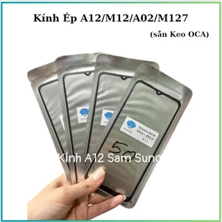 Kính Ép A12/A02 /M127 sam sung Liền Keo