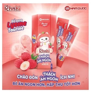 THẠCH ĂN NGON ÍCH NHI- BỔ SUNG LYSINE, TAURIN CHO BÉ ĂN NGON