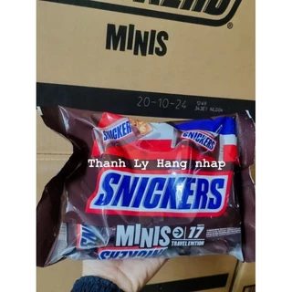 Socola Snickers Minis 17 thanh 333g date t10/2024