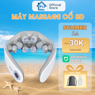 Máy massage cổ vai gáy có 6 đầu và 8 đầu xung điện 9 cấp độ, thư giãn và khôi phục sức khỏe, sử dụng an toàn cho da