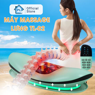 Máy massage lưng, massage xung kết hợp rung, giúp thư giãn vùng lưng và eo, massage chườm ấm hồng ngoại