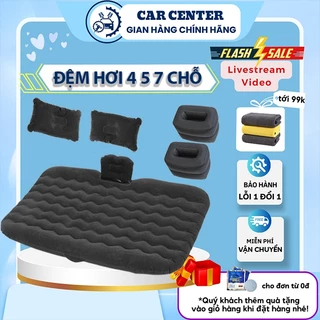 Đệm hơi ô tô, nệm hơi oto, đệm 4 chỗ Carcenter đệm nhung kèm bơm,miếng vá, 2 gối phù hợp dòng xe 4 5 7 chỗ LỖI 1 ĐỔI 1