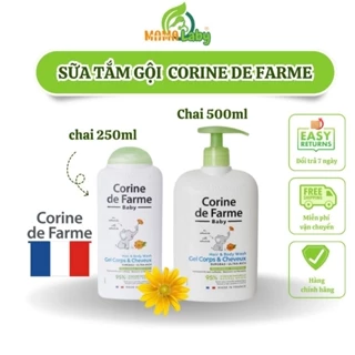 Gel gội và tắm cho bé Corine de Farme Hair & Body Wash 250ml