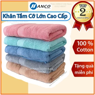 Khăn Tắm Cao Cấp 100% Cotton Mềm Mại - Kích Thước 70x140cm - Siêu Thấm Hút - Cực Nhanh Khô - Khách Sạn, Spa - COT70