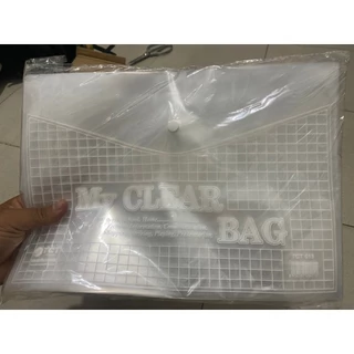 ( Xấp/ 12 Bìa ) Túi Đựng Tài Liệu Văn Phòng A4/F4 My Clear Bag Dày Dặn  - Bìa Đựng Tài Liệu File Đựng Tài Liệu Giá Rẻ