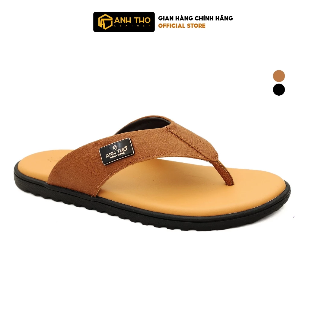 Dép kẹp nam da bò MLF01 | Anh Tho Leather