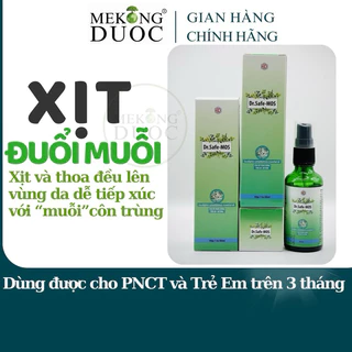 Xịt muỗi Dr Safe Mos 50ml - Chai xịt phun sương, tiện lợi, an toàn