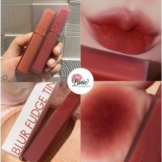 Son kem lì Romand Blur Fudge Tint màu 03 Musky Đỏ Gạch 5g