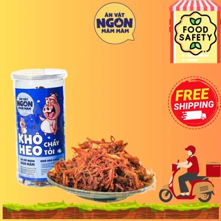 Combo 2 hộp khô heo cháy tỏi 500g Đồ ăn vặt siêu ngon - Món ngon mỗi ngày