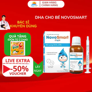 DHA cho bé Novocare Novosmart DHA nhỏ giọt, không tanh, hỗ trợ phát triển trí não