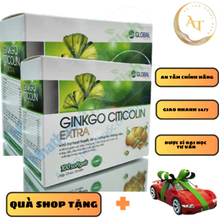 [CHÍNH HÃNG] GINKGO CITICOLIN EXTRA 100 VIÊN HOẠT HUYẾT DƯỠNG NÃO