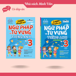 Sách - Combo Luyện chuyên sâu ngữ pháp và từ vựng tiếng anh lớp 3 tập 1+2