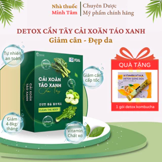 Bột Cần Tây Cải Xoăn Táo Xanh - Giảm Cân, Đẹp Da, Tốt Cho Tim Mạch, Detox Cơ Thể, Bổ Sung Vitamin, Chất Xơ -Q