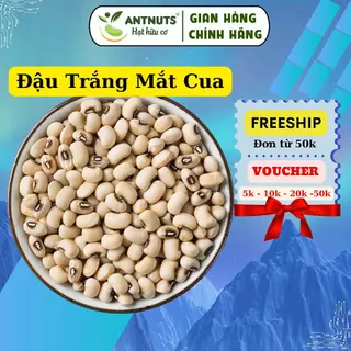 Đậu Trắng Nhỏ, Mắt Cua, Hạt nhỏ, Đậu mắt đen 500g - Nấu Chè, Nấu Ăn, Làm Bánh