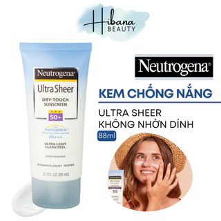 Kem Chống Nắng Neutrogena Ultra Sheer SPF 50 88ml Ultra Sheer Dry Touch SPF 50+