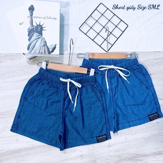 QUẦN SHORTS JEAN'S THỂ THAO LƯNG CAO MẶC NHÀ MỀM MÁT THỜI TRANG MỚI HOT 2024