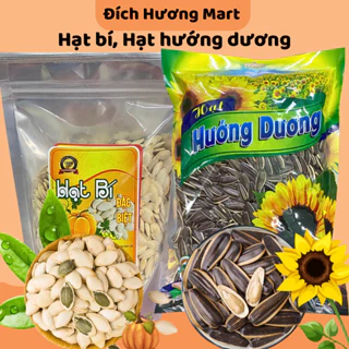 500g hạt bí, hướng dương hạt chắc, thơm ngon loại 1