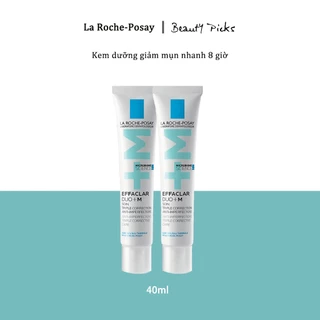 La Roche-Posay Kem dưỡng giảm mụn nhanh 8 giờ   Effaclar Duo+ M 40ml cho làn da mụn