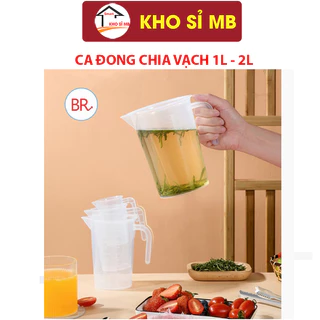 Ca đong chia vạch nhựa các cỡ định lượng pha chế 1L - 2L