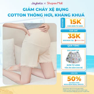 Quần Mặc Váy Bầu JOYBELA Quần Lót Bầu Cotton Cao Cấp Chống Chảy Xệ Bụng Kháng Viêm - QL003